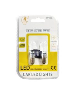 EJC Λάμπες Αυτοκινήτου BA9S-3 SMD 12v 2τμχ ψυχρό φως - LED light