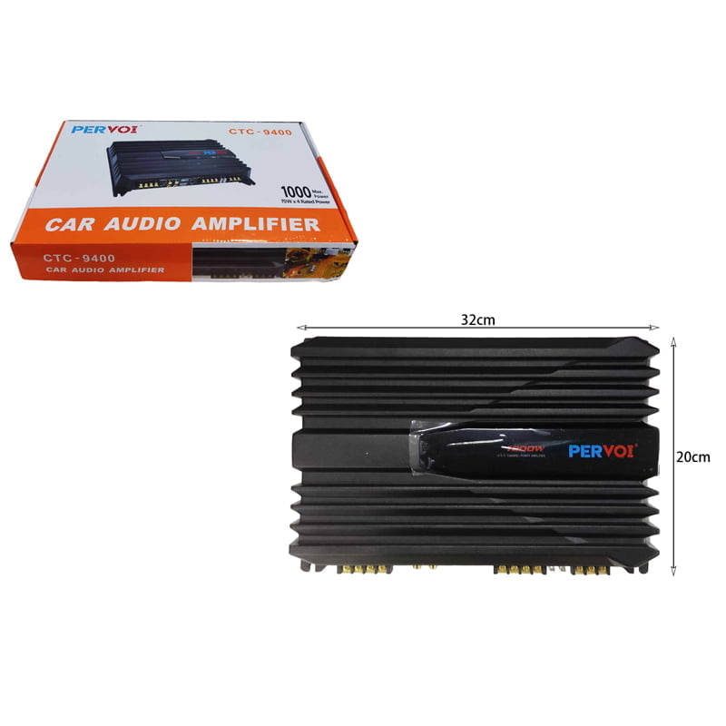 PerVoi Ενισχυτής 'Ηχου Αυτοκινήτου CTC-9400 - PerVoi Car Audio Amplifier CTC-9400