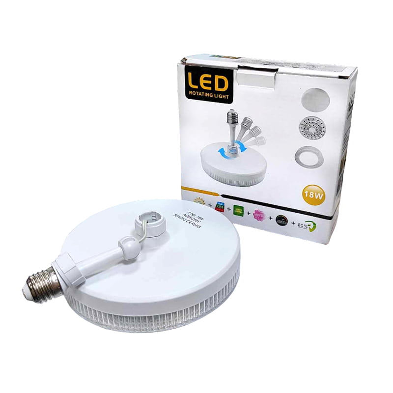 LED φωτιστικό οροφής 18W Φ180 3000Κ Ε27 - LED Rotating Light