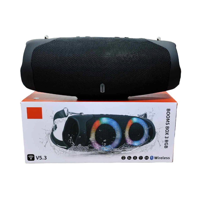 Φορητό Ηχείο Bluetooth V5.3 - Portable Speaker Wireless Bluetooth Booms Box RGB