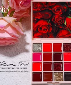 Gel Νυχιών Solid Nail Gel QBD 16 colors Painting Gel Soak-Off