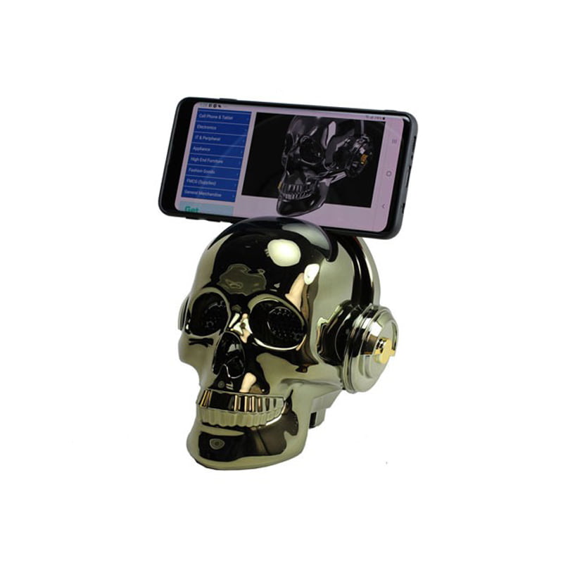 Ασύρματο ηχείο νεκροκεφαλή KMS-E80 - Skull Portable Bluetooth Speaker