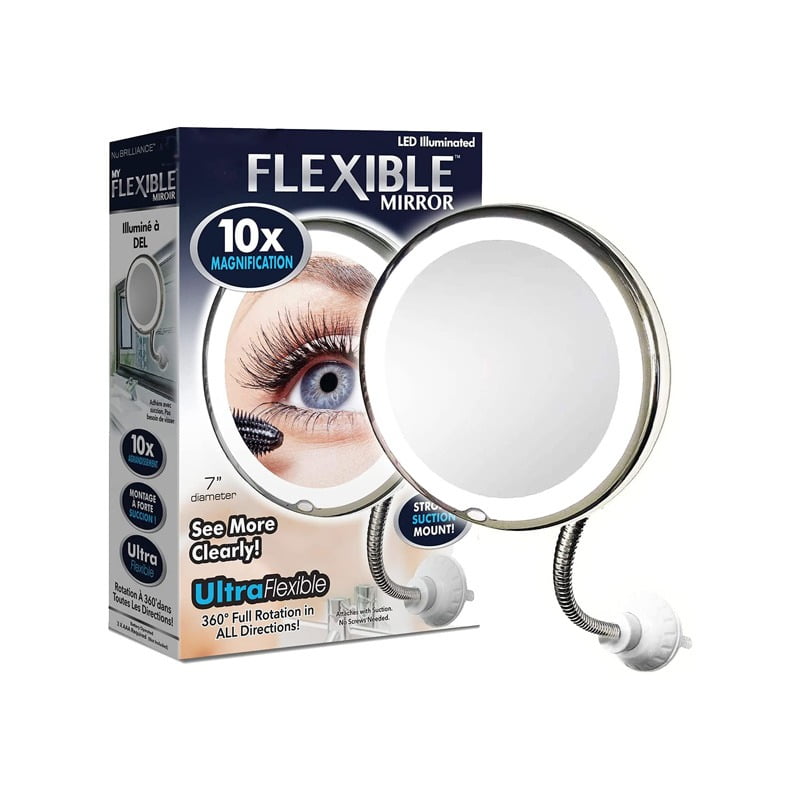 Μεγεθυντικός καθρέφτης με φωτισμό Led – Flexible Mirror 10x Magnification