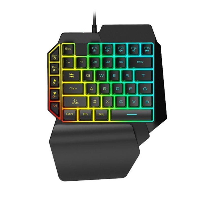 RGB Gaming KeyPad με διακόπτες και RGB φωτισμό JX-K8 - Unilateral Teclado Gamer