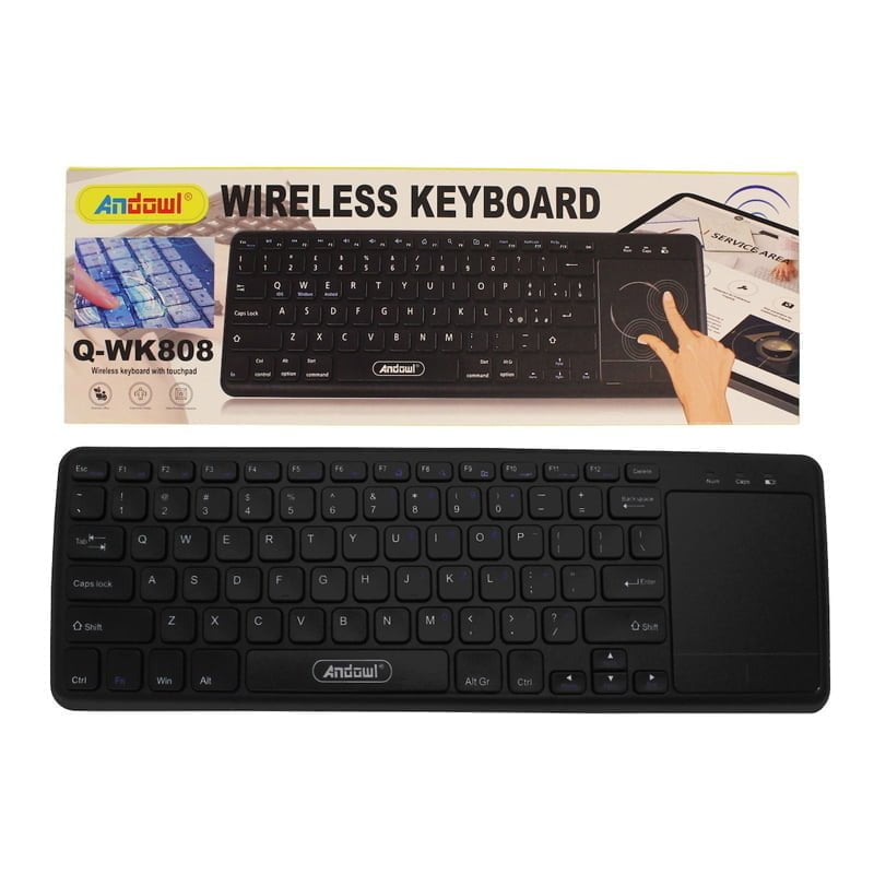 Andowl Q-WK808 Ασύρματο Πληκτρολόγιο με Touchpad - Wireless Keyboard