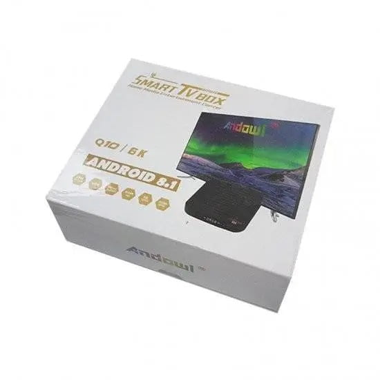 Andowl TV Box Q10 4K UHD με WiFi 4GB RAM και 64GB Αποθηκευτικό Χώρο με Λειτουργικό Android 9.0