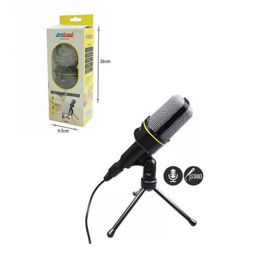 Andowl Μικρόφωνο 3.5mm QY-920 Επιτραπέζιο Φωνής - Microphone condenser
