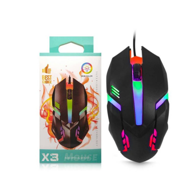 Ασύρματο ποντίκι RGB X3 - RGB Wireless optical mouse