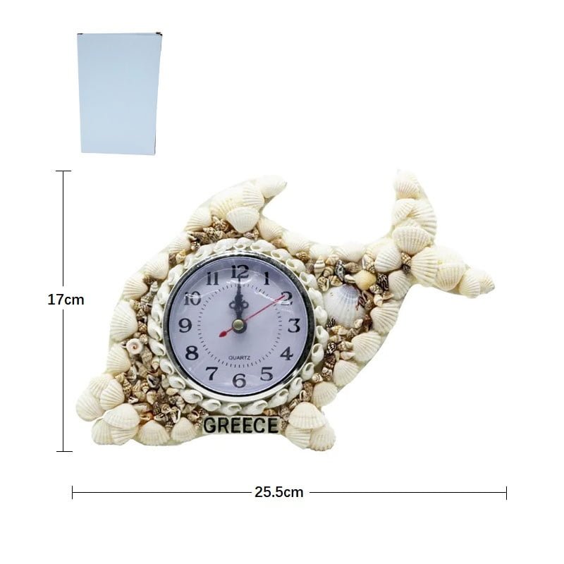 Ρολόι ψάρι κοχύλι σουβενίρ - Fish/shell souvenir clock