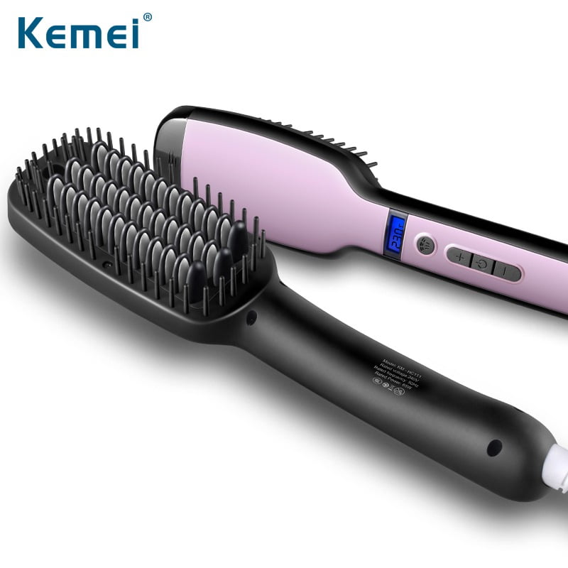 Kemei KM-HC111- Ηλεκτρική ισιωτική βούρτσα με ατμό - Straight hair comb