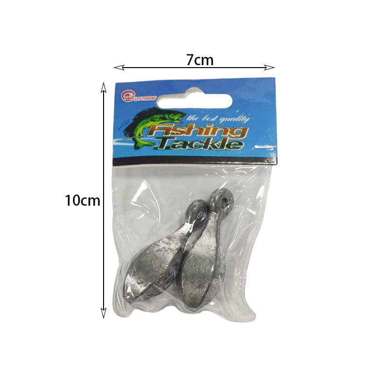 Βαρίδια ψαρέματος 2τμχ - Hook mounted - Additional weight lead fall hook 50G