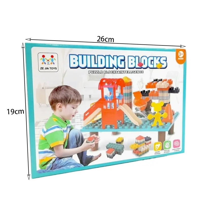 Ze jia toys Παιδικά τουβλάκια παζλ - Building blocks