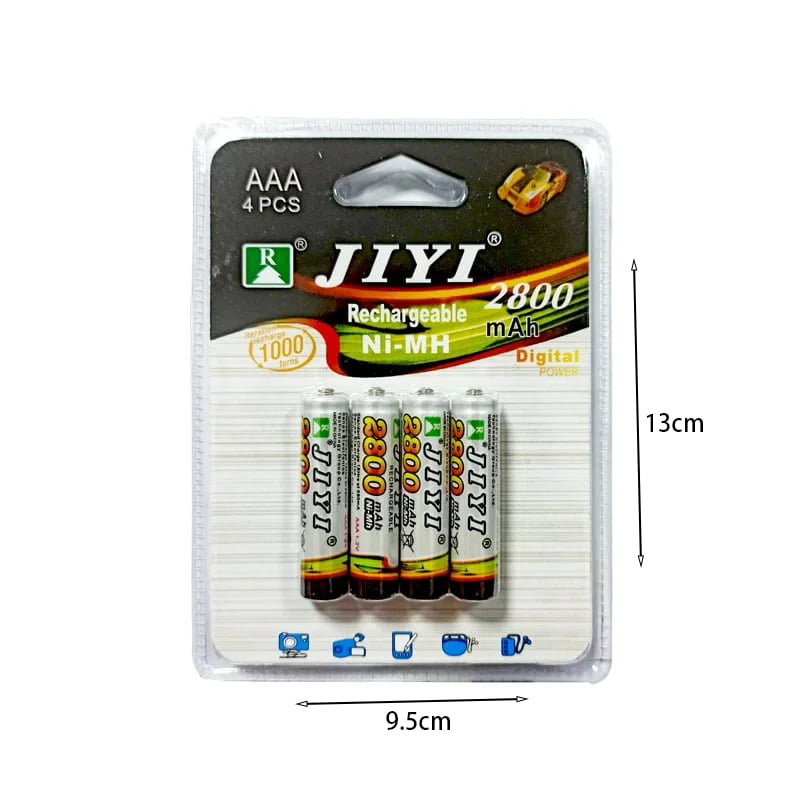 2V - 2800mAh - 4 τεμάχια - Rechargeable battery AAA