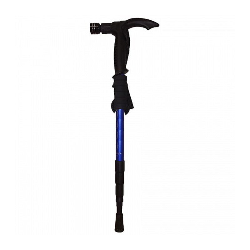 Πτυσσόμενο Μπαστούνι Βαδίσματος με Φακό - Μπαστούνι ορειβασίας 52cm έως 1.10cm - Support stick