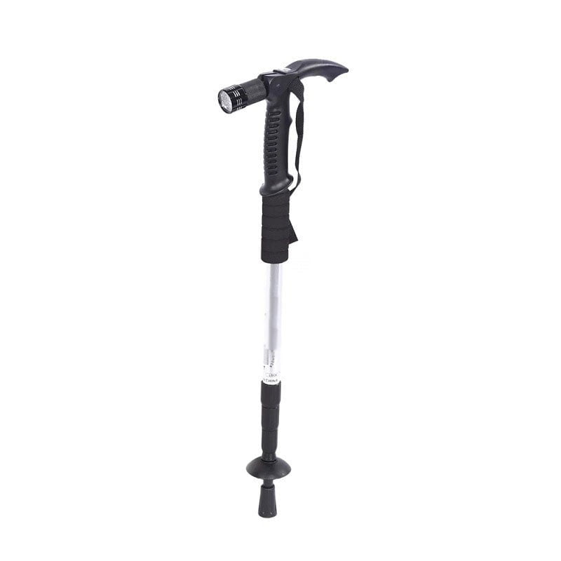 Πτυσσόμενο Μπαστούνι Βαδίσματος με Φακό - Μπαστούνι ορειβασίας 52cm έως 1.10cm - Support stick