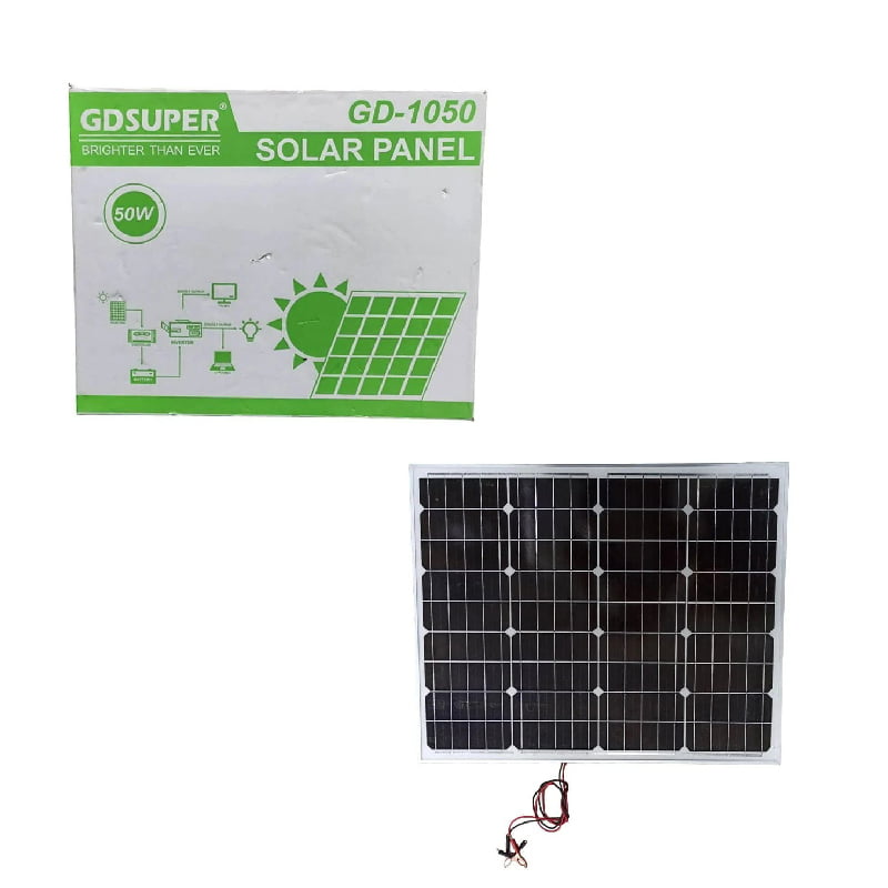 Ηλιακό φωτοβολταϊκό πάνελ 50W GD-1050 GD Super - Solar panel