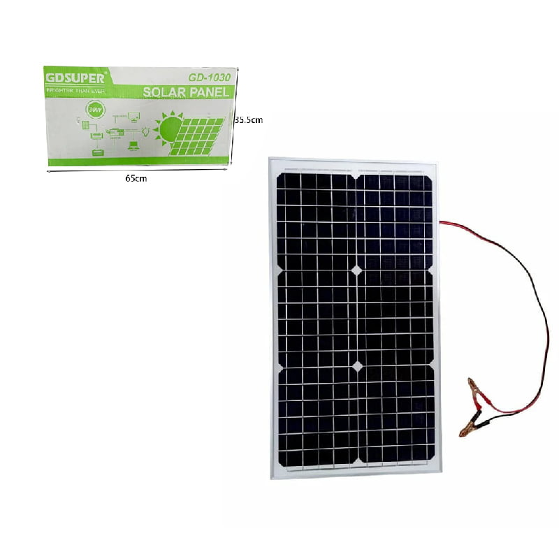 Ηλιακό φωτοβολταϊκό πάνελ 30W GD-1030 GD Super - Solar panel