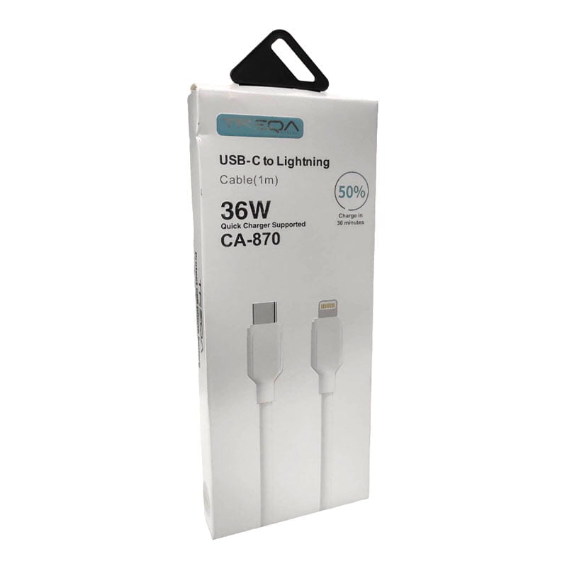 Treqa Καλώδιο USB-C σε lightning IOS 1m CA-870 - USB-C to lightning cable