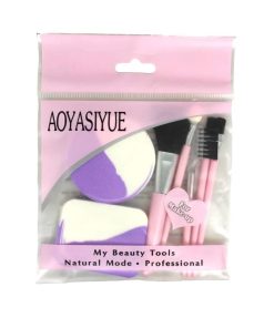 Aoyasiyue Σετ πινέλα και σφουγγάρια μακιγιάζ - Everyday Essential beauty tools