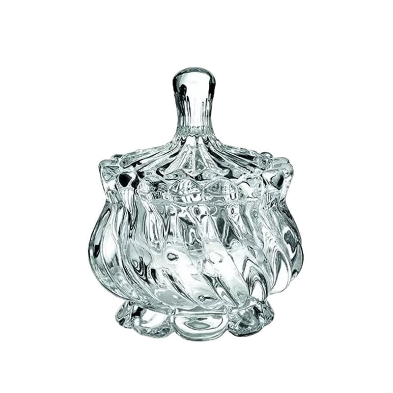 Γυάλινο βαζάκι 12cm - Glass candy jar