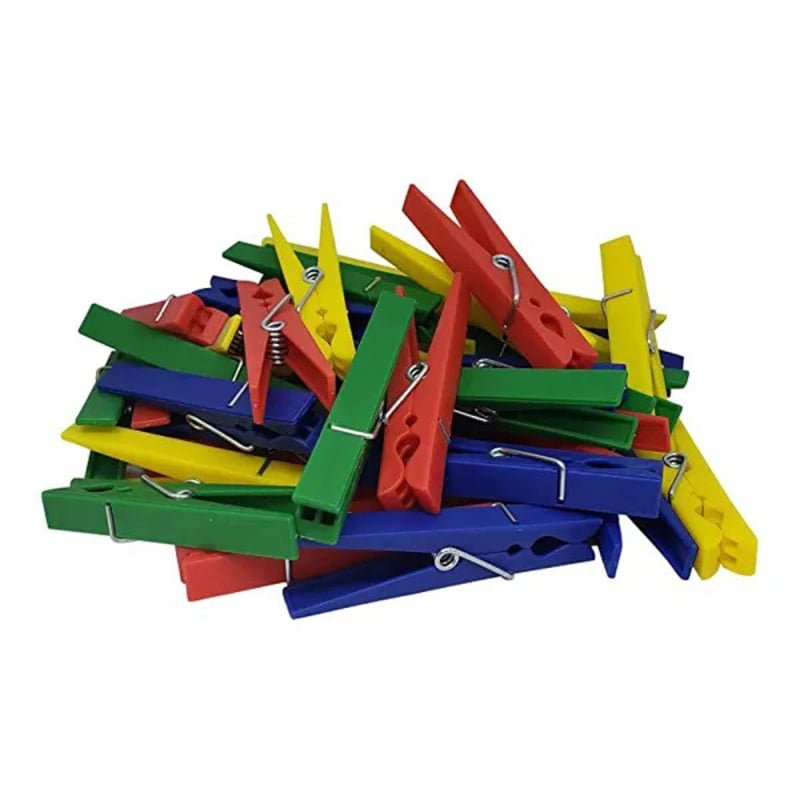 Πλαστικά Μανταλάκια 10cm 24τμχ - Clothes pegs