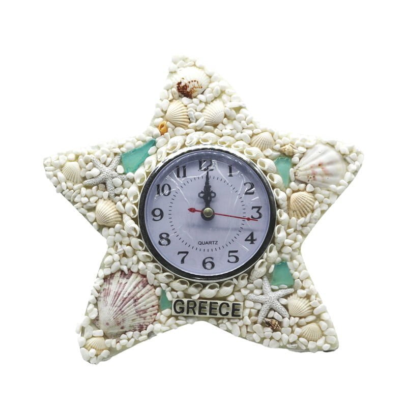 Ρολόι αστερίας κοχύλι σουβενίρ - Starfish clock