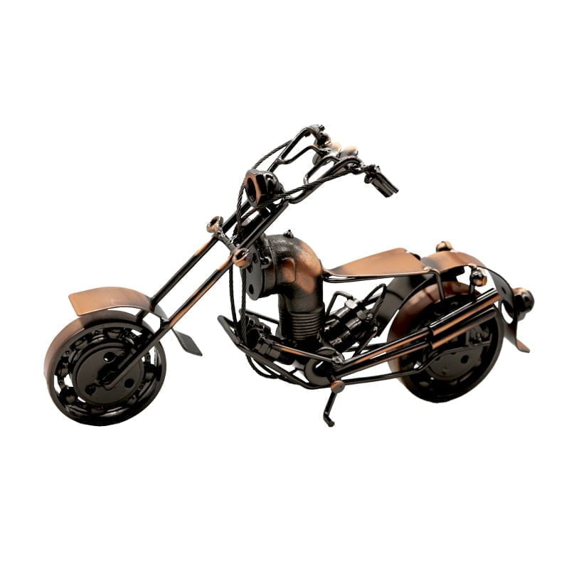 Μεταλλικό διακοσμητικό μηχανάκι Vintage στυλ M3-1 - Metal decorative motorcycle