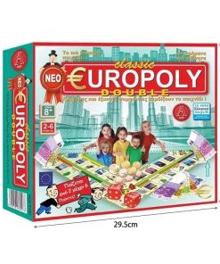 Επιτραπέζιο Παιχνίδι Classic Europoly Double NO.0305 - Board game