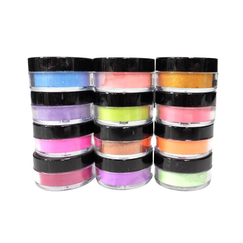 Σκόνη νυχιών σετ 12 διαφορετικά χρώματα - Nail powder