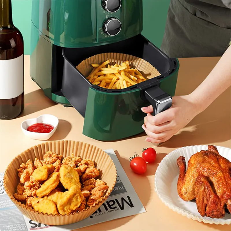 Bellhowell Αντικολλητικό Χαρτί για Air Fryer 50τμχ - Air fryer pad paper