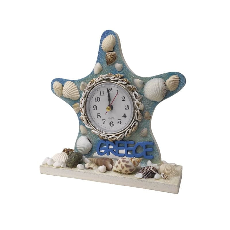 Διακοσμητικό ρολόι αστερίας Greece - Decorative clock Greece