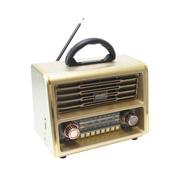 Meier M-2028BT Ρετρό Επιτραπέζιο Ραδιόφωνο με USB & τηλεχειριστήριο – Retro fashion radio & BT speaker
