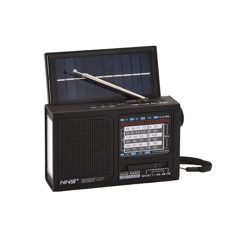 NNS NS-5006S Επιτραπέζιο Ραδιόφωνο Ηλιακό με USB - Solar charge radio