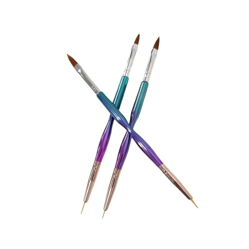 Πινέλο νυχιών διπλής όψης 3τεμ - Nail pen