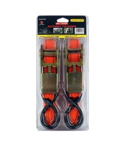 Zhexin Ιμάντας φορτίων 2τεμ 1" x 15FT - Λουριά για στερέωση φορτίου HS-A5-07SP -  Ratchet tie