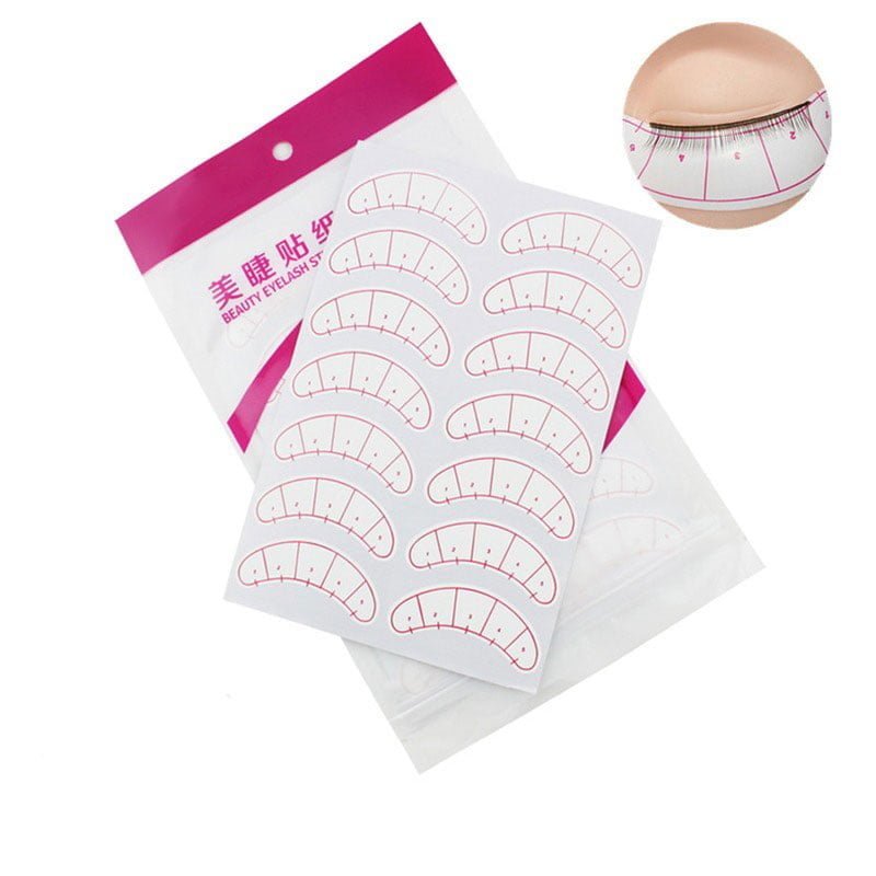 Αυτοκόλλητα για τοποθέτηση βλεφαρίδων 10x14τμχ - Eyelash stickers