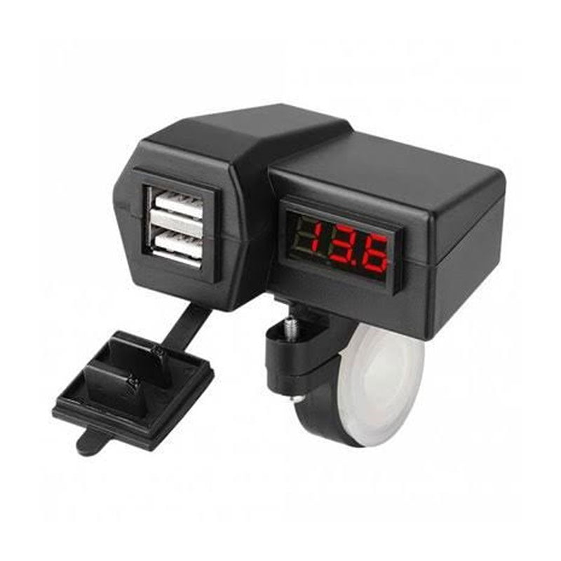 Φορτιστής αυτοκινήτου με βολτόμετρο – USB voltmeter car charger