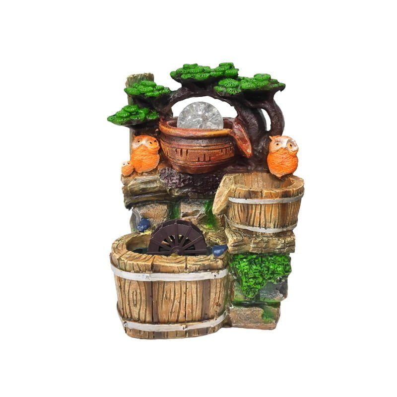 Διακοσμητικό Συντριβάνι Feng Shui - Resin craft bonsai running water ornament