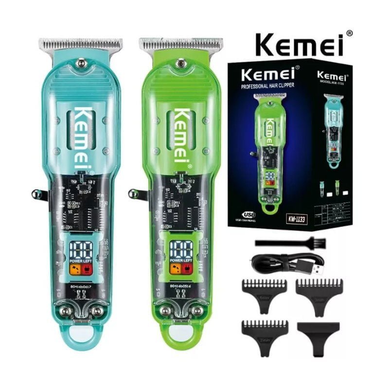 Kemei Επαγγελματική Επαναφορτιζόμενη Κουρευτική Μηχανή KM-1133 - Professional hair clipper