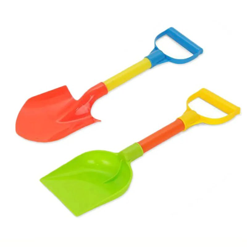 Πλαστικό παιδικό φτυάρι παραλίας 2τεμ. - Plastic children's beach shovel