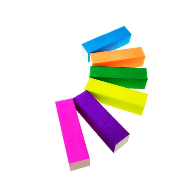 Buffer νυχιών σε διάφορα χρώματα 10τμχ - Nail Buffer 10pcs