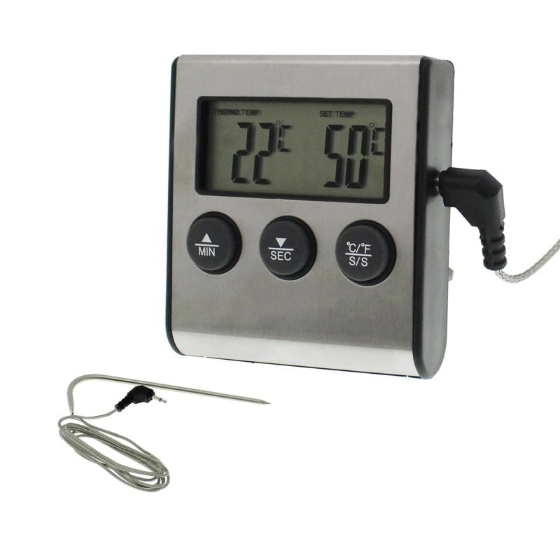 Θερμόμετρο ηλεκτρονικό ψηφιακό με χρονοδιακόπτη ZD-D010C