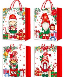 ΧΑΡΤΙΝΗ ΣΑΚΟΥΛΑ ΔΩΡΟΥ ΧΡΙΣΤΟΥΓΕΝΝΑΤΙΚΟ 4 ΣΧΕΔΙΑ ΝΑΝΟΙ 18*23*10CM