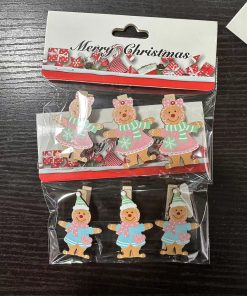 ΧΡΙΣΤΟΥΓΕΝΝΙΑΤΙΚΟ ΣΤΟΛΙΔΙ GINGERBREAD MEN ΣΕ 2 ΠΛΑΣΤΕΛ ΧΡΩΜΑΤΑ