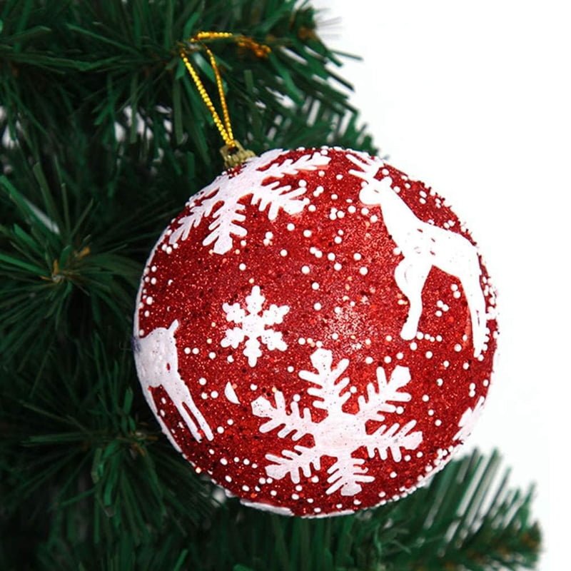 Σετ Χριστουγεννιάτικες Μπάλες 8cm 3τμχ - Christmas Balls 3pcs