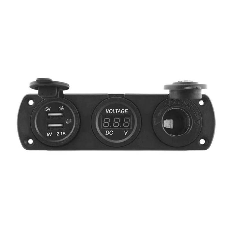 Αναπτήρας Αυτοκινήτου Φορτιστής USB & Βολτόμετρο PA3010304 - Car USB Charger