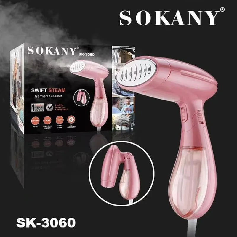 Sokany SK-3060 Ατμοκαθαριστής Ρούχων Χειρός 1500W με Δοχείο 130ml - Swift steam garment steamer