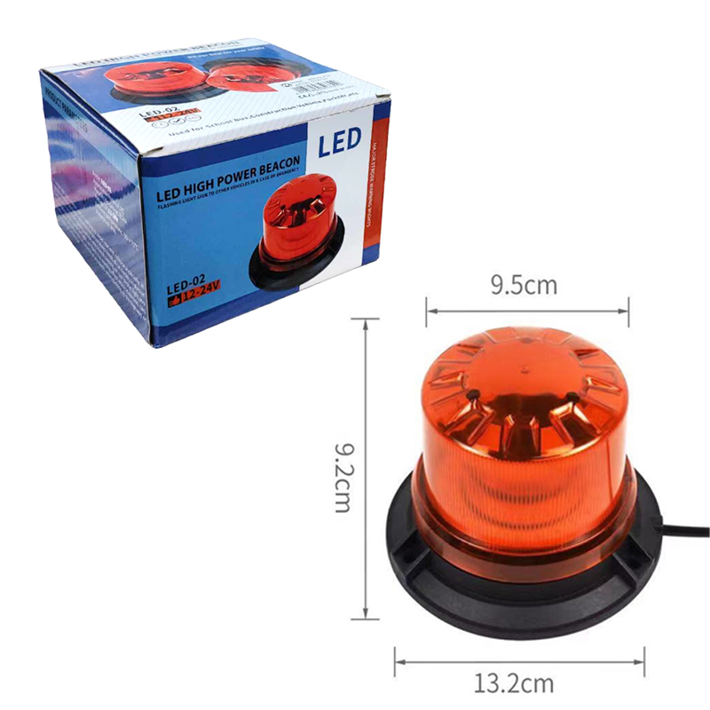 Φάρος Ασφαλείας Πορτοκαλί 12-24V LED-02 SJ-JD4521 – LED High Power Beacon Warning Light Turing Orange