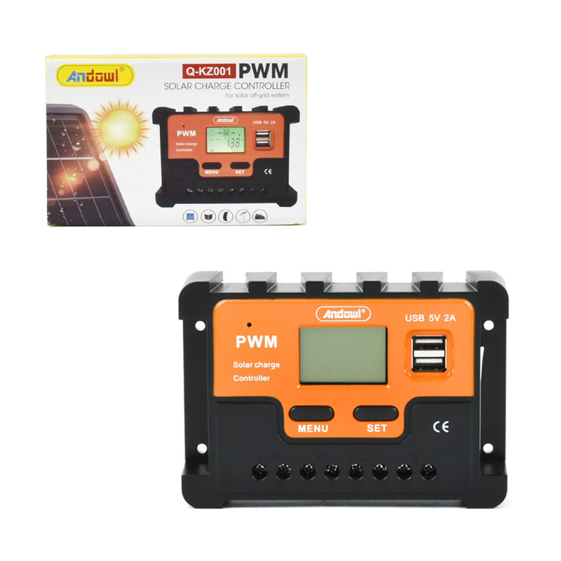 Andowl Q-KZ001 Ρυθμιστής Φόρτισης PWM 12V/24V 15A - Solar charge controller