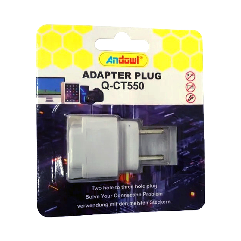 Andowl Αντάπτορας Πρίζας Q-CT550 - Adapter Plug